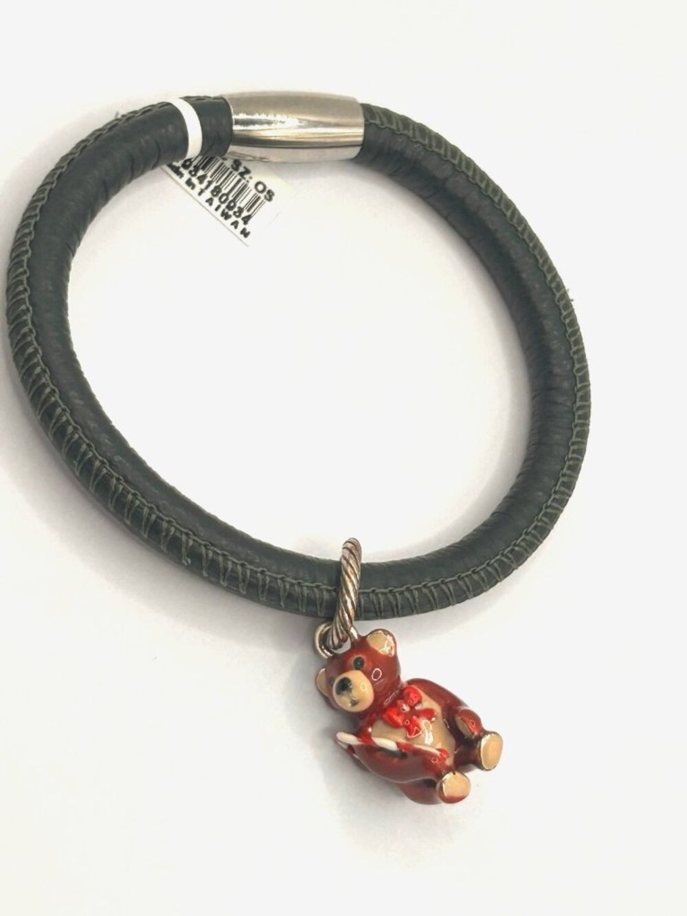 Brighton green woodstock with christmas teddy bear charm NWoutlet tag SMALL